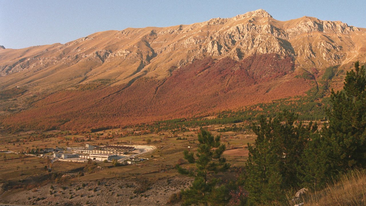 Gelände des LNGN am Gran Sasso